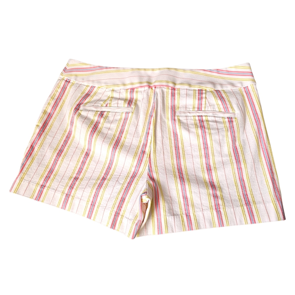 LOFT The Riviera Multicolor Striped Short - Size 12 - Picture 7 of 14